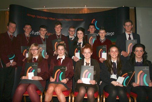 Students from the various schools receiving their Best in Subject Awards.